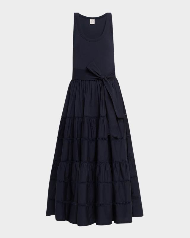 Zuri Tiered Sleeveless Midi Dress